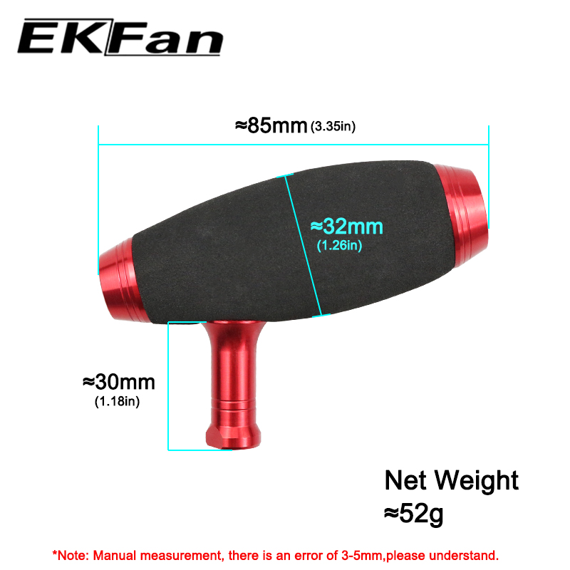 EKFan EVA T-bar knop voor jigg - Spincast Reel recensie en prijs