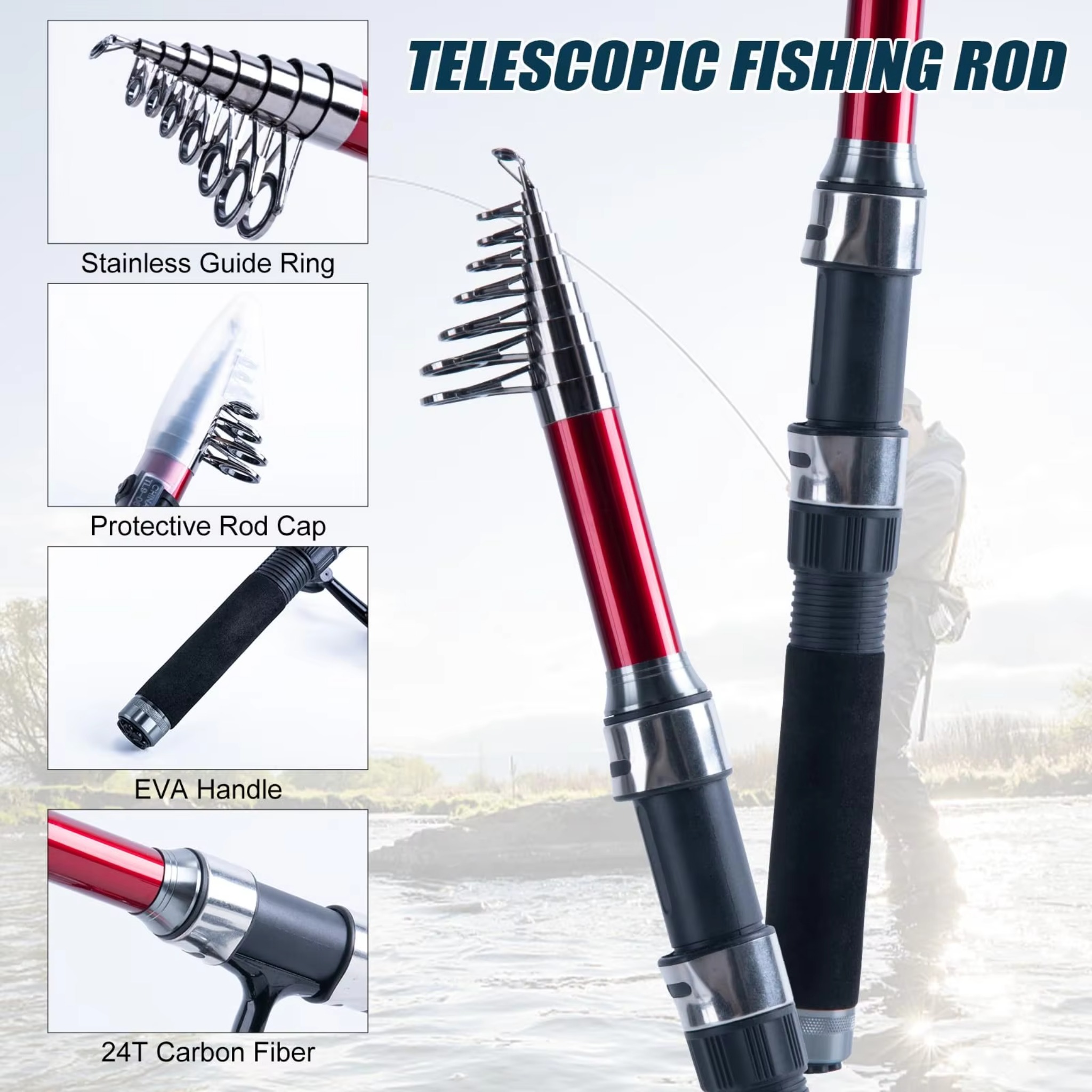 Goture 2-delige telescopische  - Reel Bag recensie en prijs