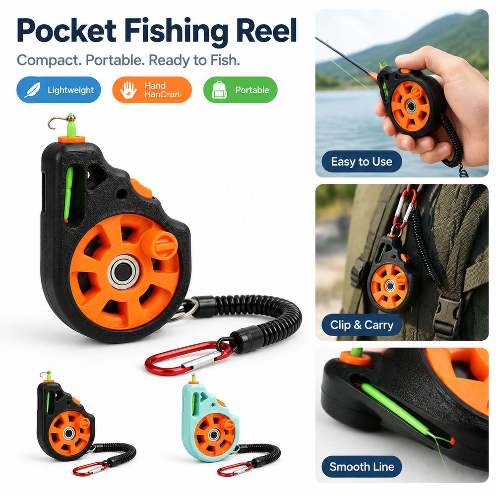 Nieuwe handmatige haspel, zakf - Fly Reel recensie en prijs